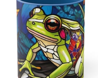 Frog Pond Stain - glass  FREE SHIPPING
