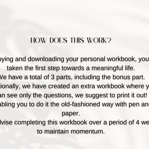 Ebook Course Purpose: A course for seekers Increase happiness 79 pages with Worksheets Instant Download image 4