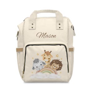 Personalized Diaper Bag Backpack Mommy Bag Custom Name Diaper Backpack Boy Girl Baby Shower Gift for New Mom New Parents Bag Newborn Gift