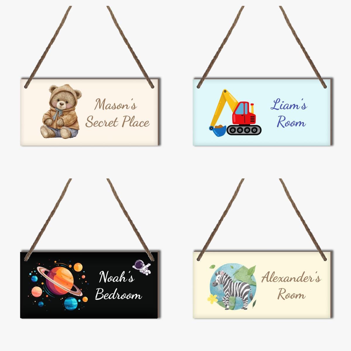 Kids Room Name Plate