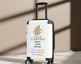 Custom Logo Suitcase Branded Business Travel Case Corporate Gift Company Personalized Carry On Luggage