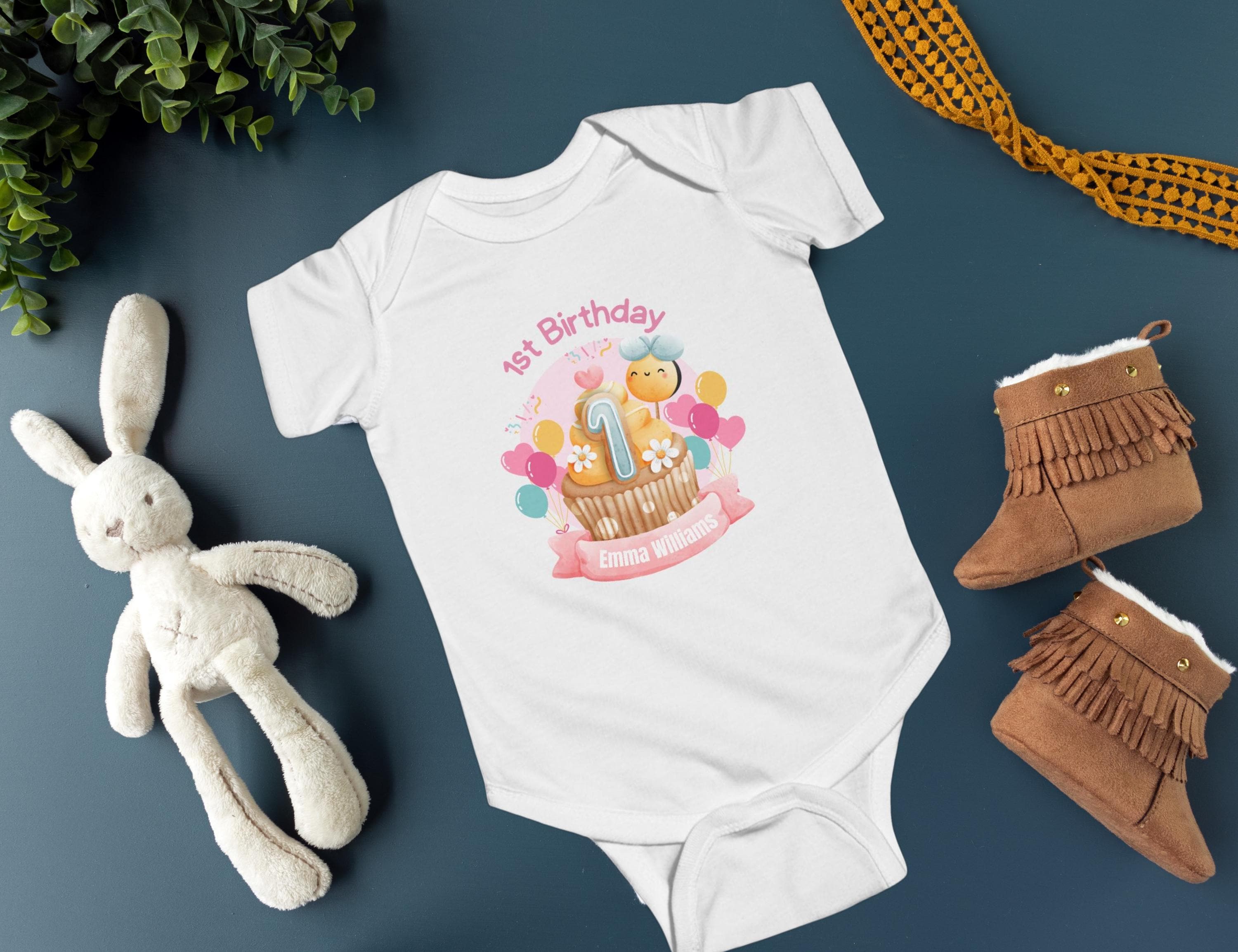 Set Completo Smash Torta Primo Compleanno Personalizzato Rosa - Foto 7