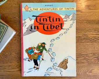 Tintin in Tibet First Edition 1962 - Good condition for age Tintin in Tibet First Edition Hardback Book