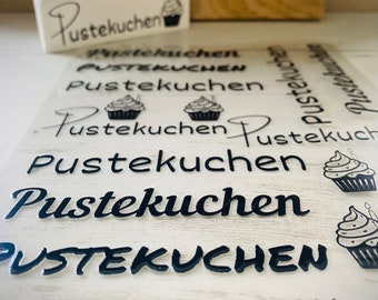 Easy RUB-on Sticker „Pustekuchen“