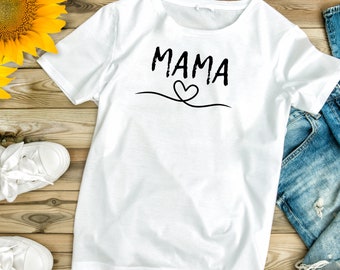 tee-shirt aux couleurs confortables pour maman cadeaux de fête des mères pour elle cadeau pour grand-mère chemises pour femmes approprié nouvelle maman cadeau simple de sa fille
