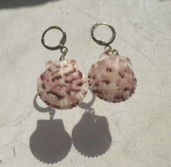 Shell Earrings 18k Gold Plated