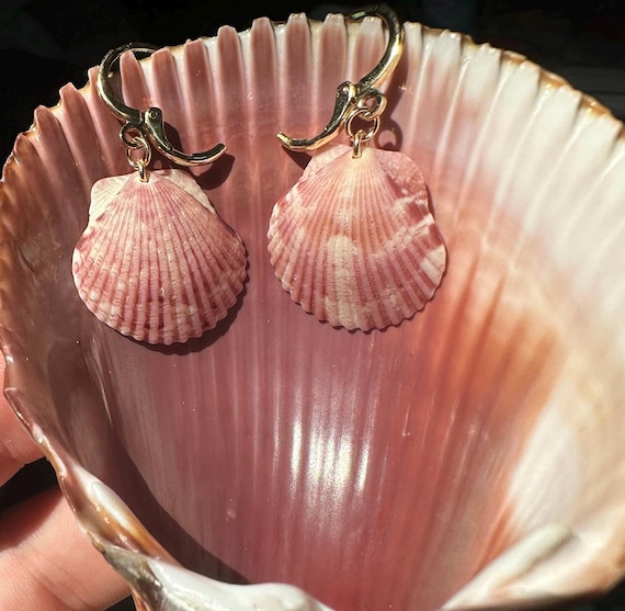 Shell Earrings 18k Gold Plated