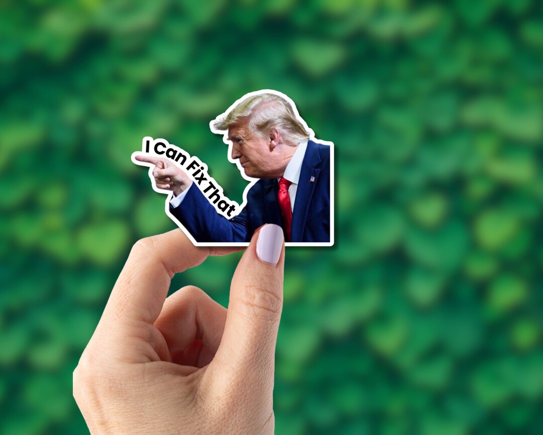 Trump 2024, I Can Fix That Inflation Gas Pump Decal Stickers, Vinyl ...