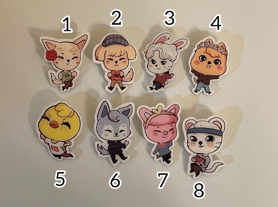 Stray Kids Rabbit Icon Stray Kids Inspired Button L Stray Kids Buttons L Stray Kids | Stray ...
