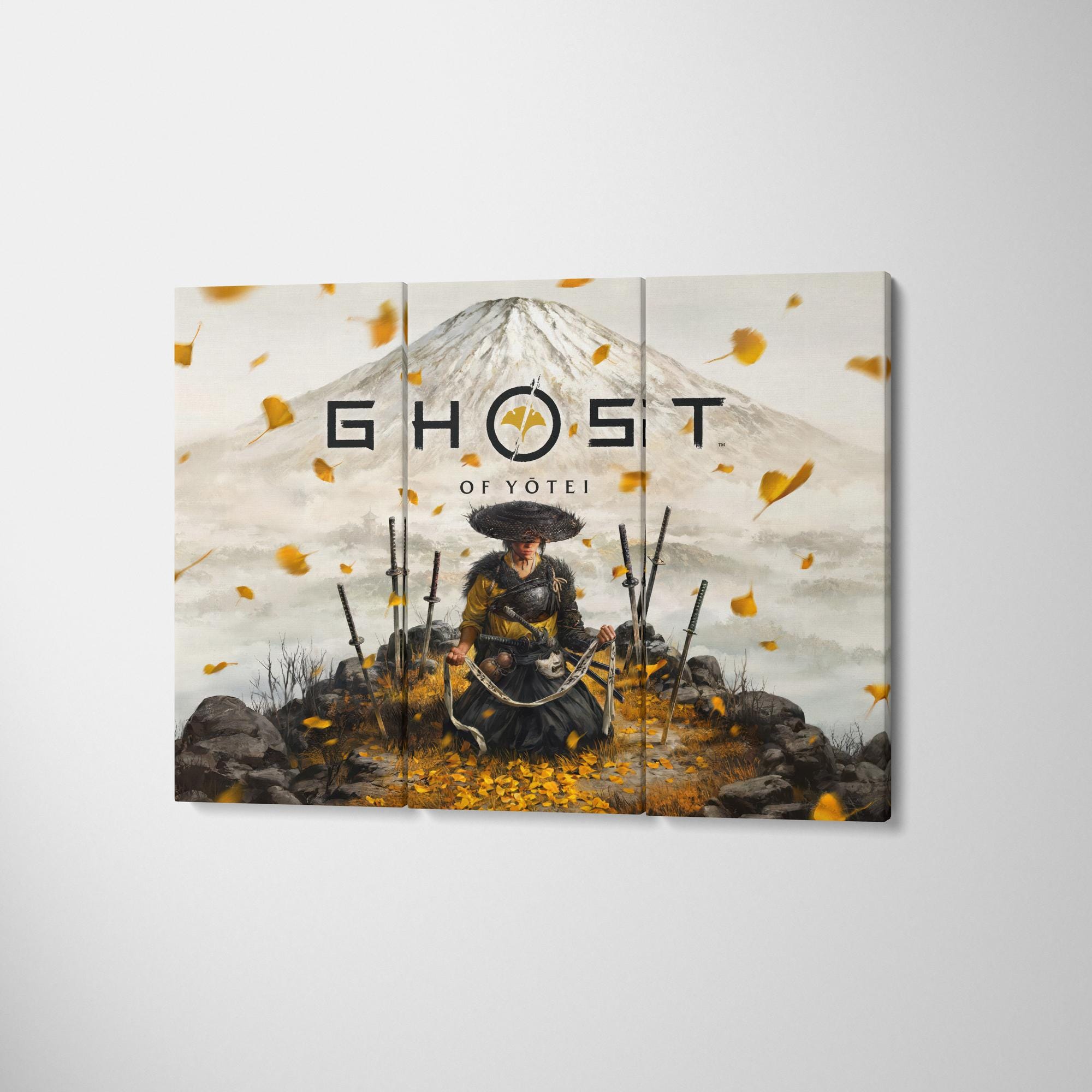 Ghost of Yotei Canvas Print: Jin Sakai, Gamer Wall Art - Etsy