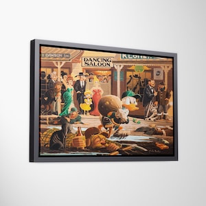 Scrooge McDuck Artwork, Uncle Scrooge McDuck Dragging the Money Sack Poster, Picsou Art