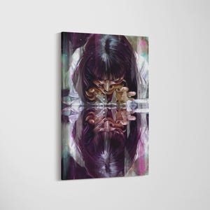Mia Wallace Iconic Scene, Pulp Fiction Poster, Pulp Ficton Movie Canvas Artwork