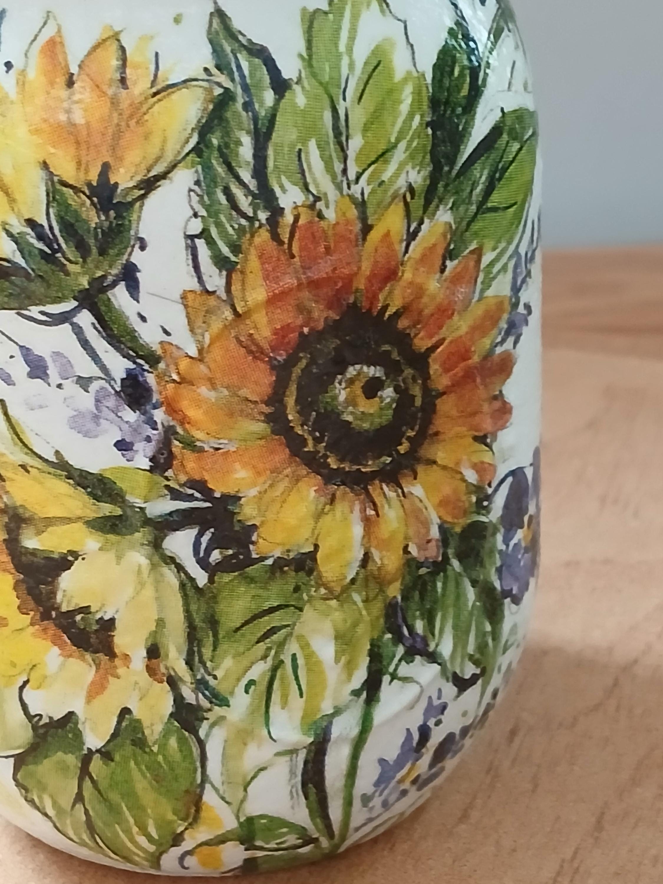Rustic Refillable Sunflower Rustic Farmhouse Style Mason Jar Soap/lotion Dispenser ...