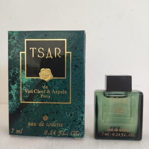 Profumo in miniatura Tsar Van Cleef & Arpels 7 ml EDT – Collezione uomo vintage rara