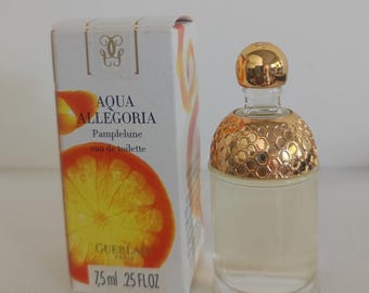 Aqua Allegoria Guerlain Perfume Miniature 7.5 ml Eau de Toilette Vintage 1999