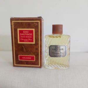 Eau de Sauvage per uomo Profumo in miniatura Christian Dior Colonia 10 ml Vintage 1966
