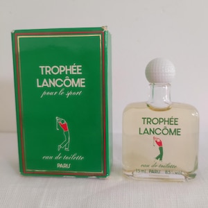Trophée Lancome pour le Sport Perfume Miniature Eau de Toilette 15 ml Vintage 1982