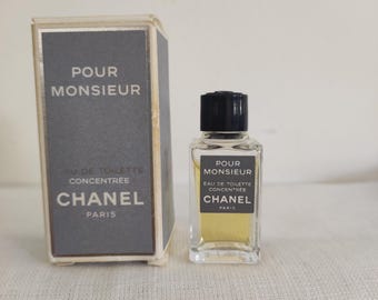 Pour Monsieur Chanel Perfume Miniature Eau de Toilette Concentree 4ml Vintage 1955