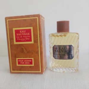 Eau Sauvage Christian Dior Profumo Miniatura 10 ml Eau de Toilette Vintage Pour Man 1966 con scatola originale