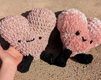 Heart jellycat crochet for Valentine's