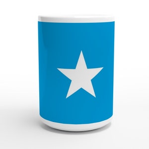 Somalia Country Pride Flag Gift Mug 15oz Ceramic Mug