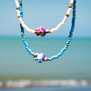 Choker Turtle, Turtle Necklace, Colorful Necklace image 6