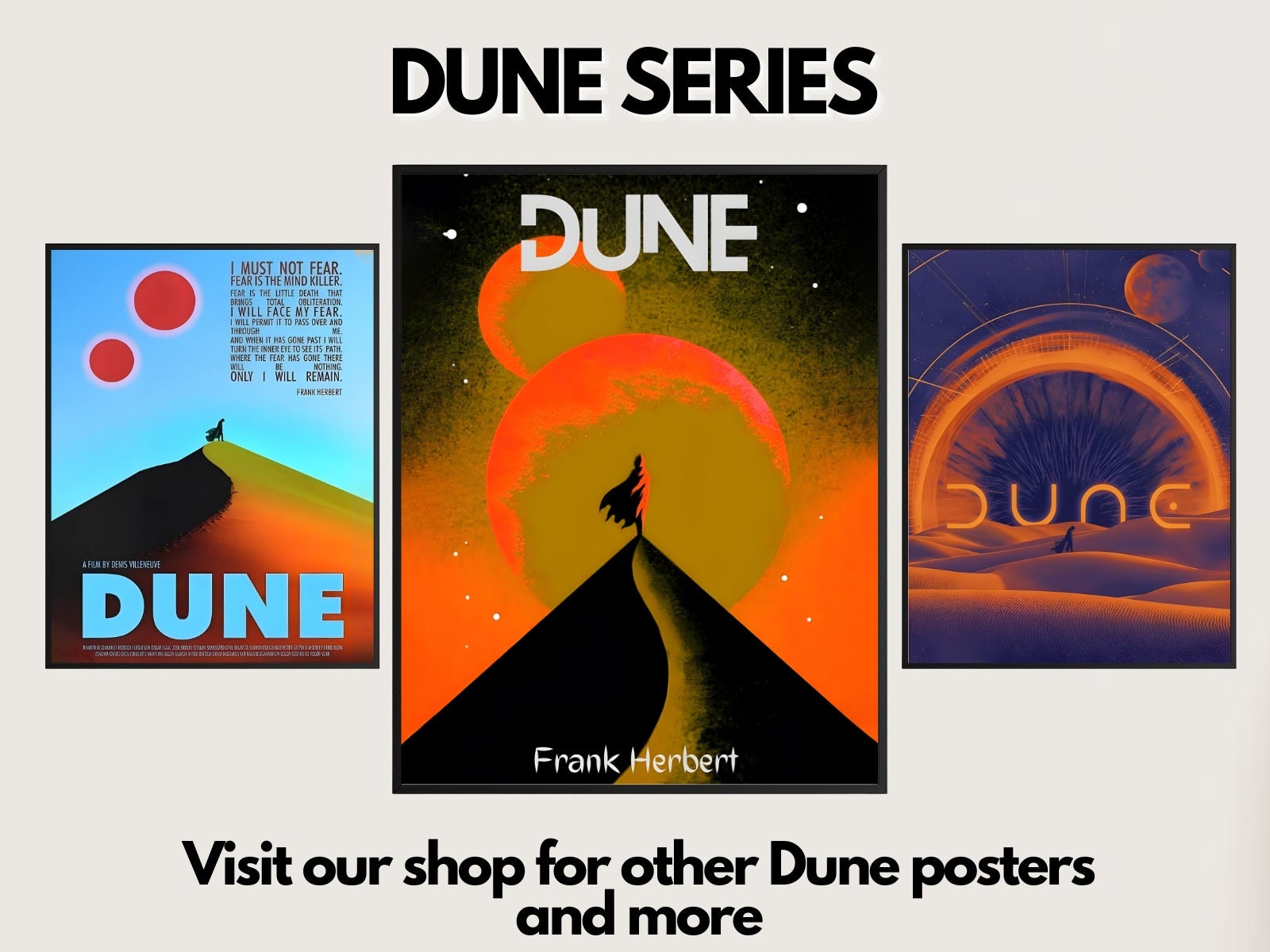 Dune Poster, Dune Wall Art, Dune Movie Art Print, Vintage Dune Poster ...
