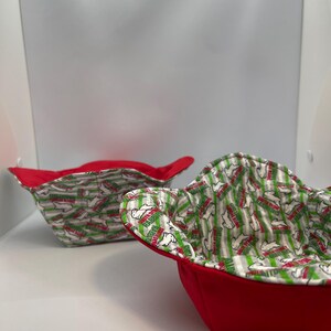 Hot/Cold NRL Football South Sydney Rabbits - Microwaveable Handmade Bowl Holder Cozy