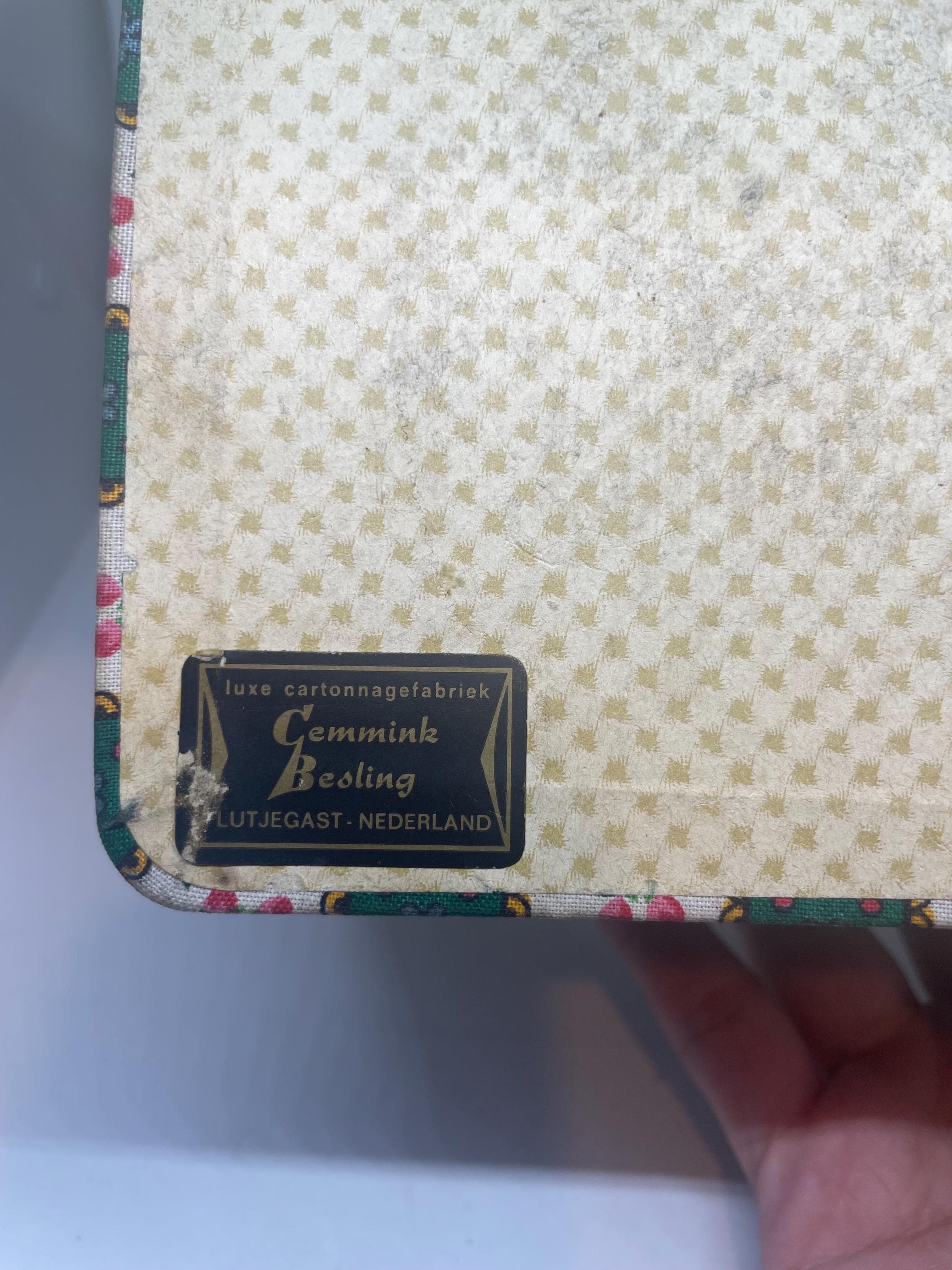 ヴィンテージ オランダ製 ゲミンク ベスリング 花柄生地 ブードゥー
