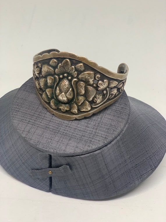 純銀　美品　小物入れ　ヴィンテージ 槌目 Vintage 800 silver yogya - Gem