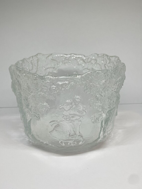 ヴィンテージ Kosta Boda Rhapsody アート ガラス ボウル、Kjell