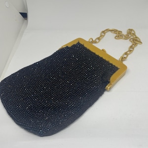 Antique 1920’s celluloid handle evening bag. Restauration project, collection