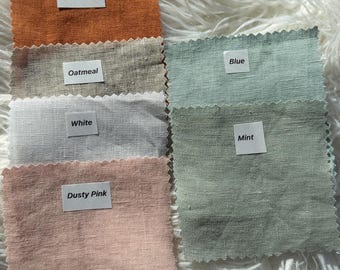 Linen Fabric Swatches | Organic Linen Samples