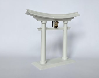White Shinto Shrine Daiwa/Inari Torii Headphone Stand Decoration