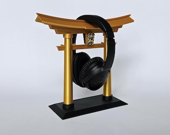 Golden Shinto Shrine Daiwa/Inari Torii Headphone Stand Decoration