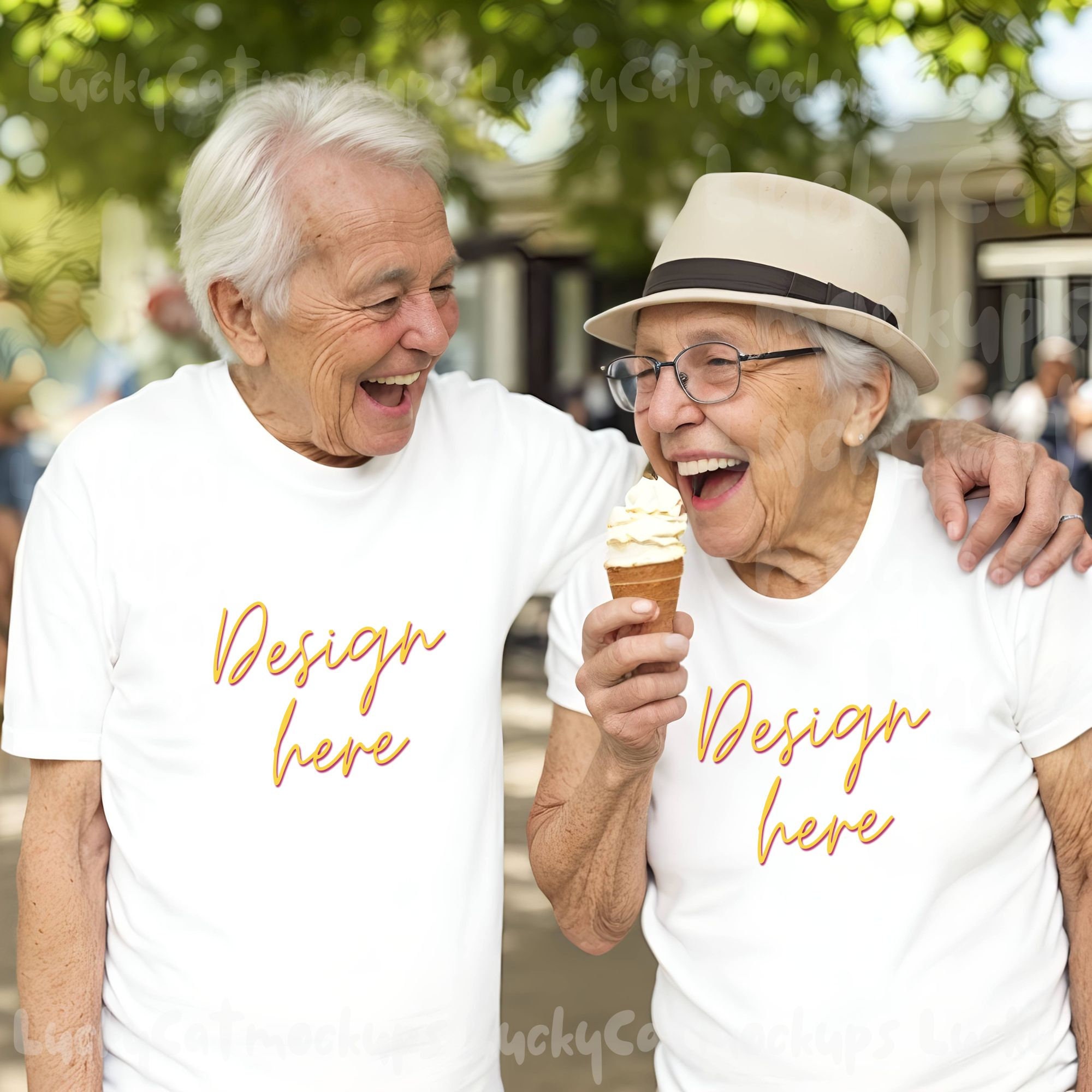 Old couple matching shirts deals