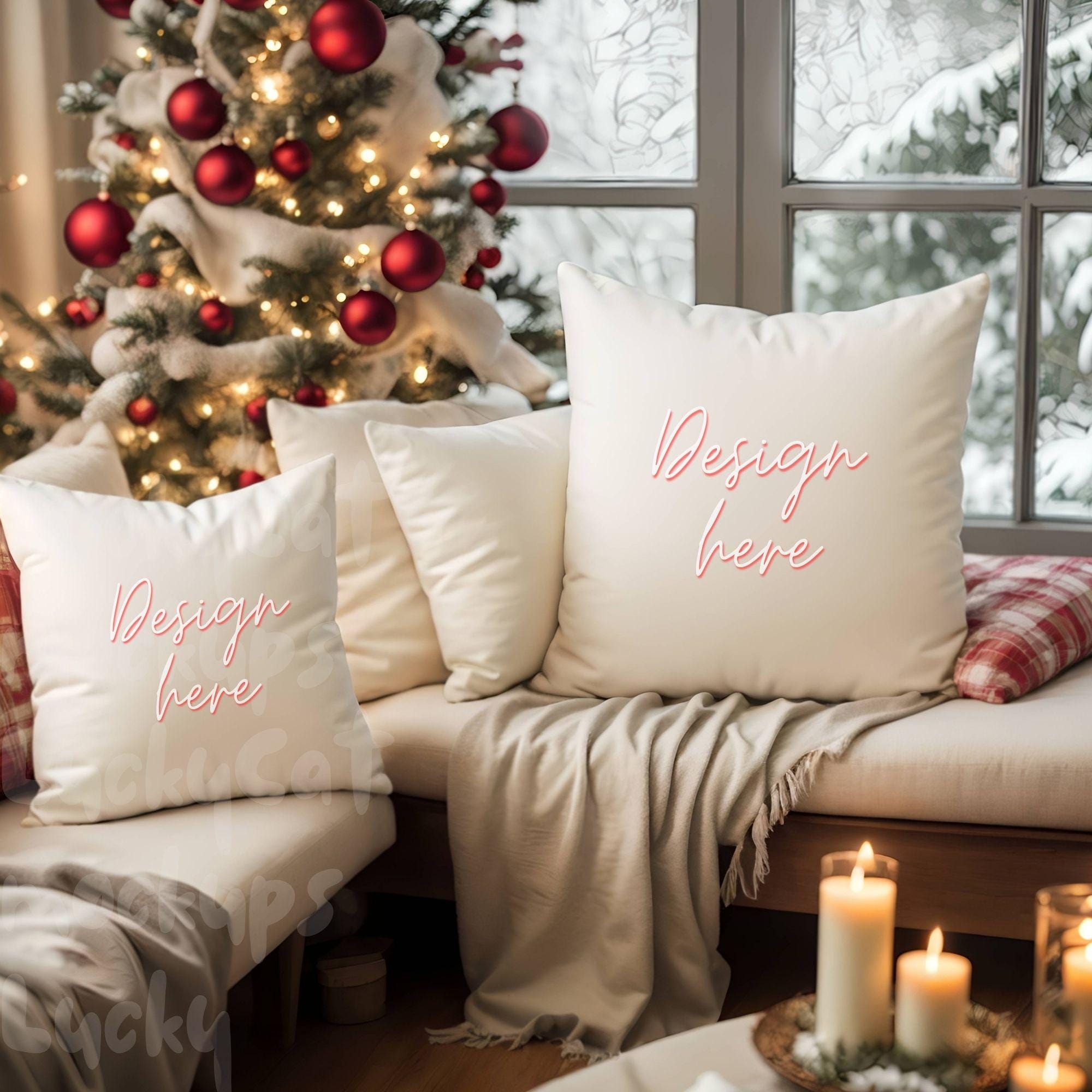 Etsy christmas throw pillows new arrivals