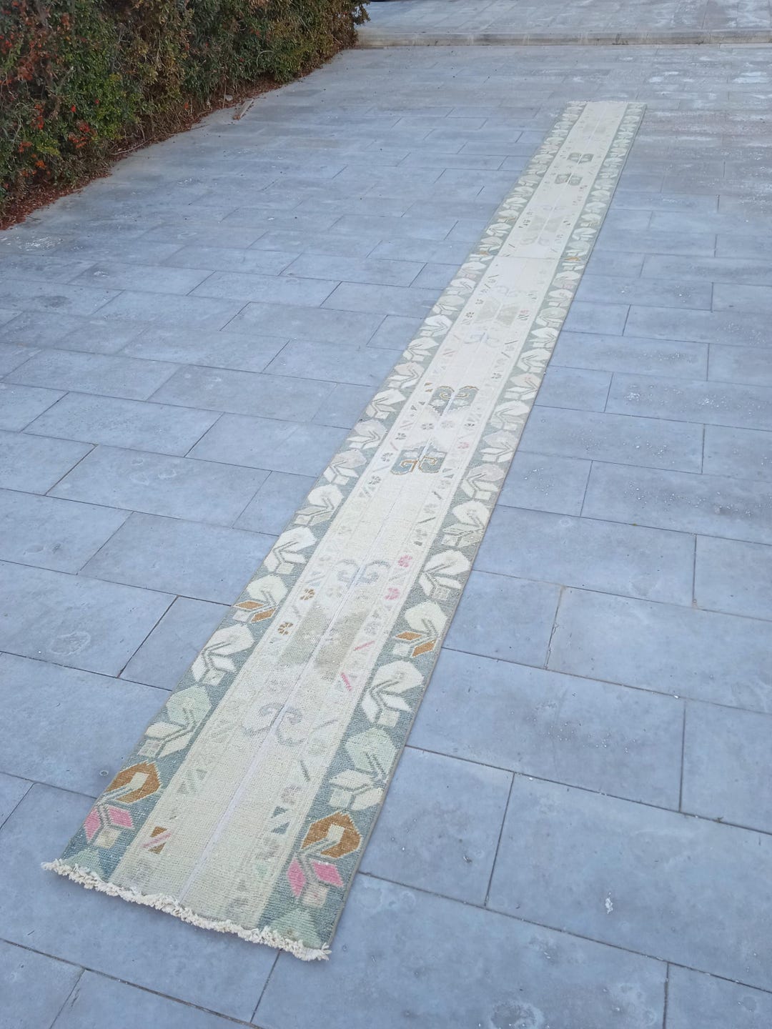 2x20 Runner Rug,turkish Runner,ekstra Long Runner, 2x24 Handwoven Stair ...