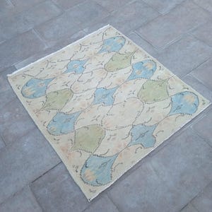 3x4 TURKISH VINTAGE RUG,3x4 Vintage Rug,3x4 Rug,3x4 Faded Rug,Handmade Wool Rug,3x4 Doormat Rug,Doormat,3x4 Faded Rug,Kilim Rug, home decor