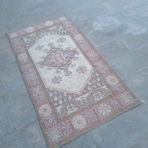 3x5 Rugs, 3x5 Turkish Rug, 3x5 Vintage Rug, 3x5 Oushak Rugs, Decorotive Rug, Antique Rug, Area Rug, Anatolian Rug, Handmade Rug 3.0x5.8 ft