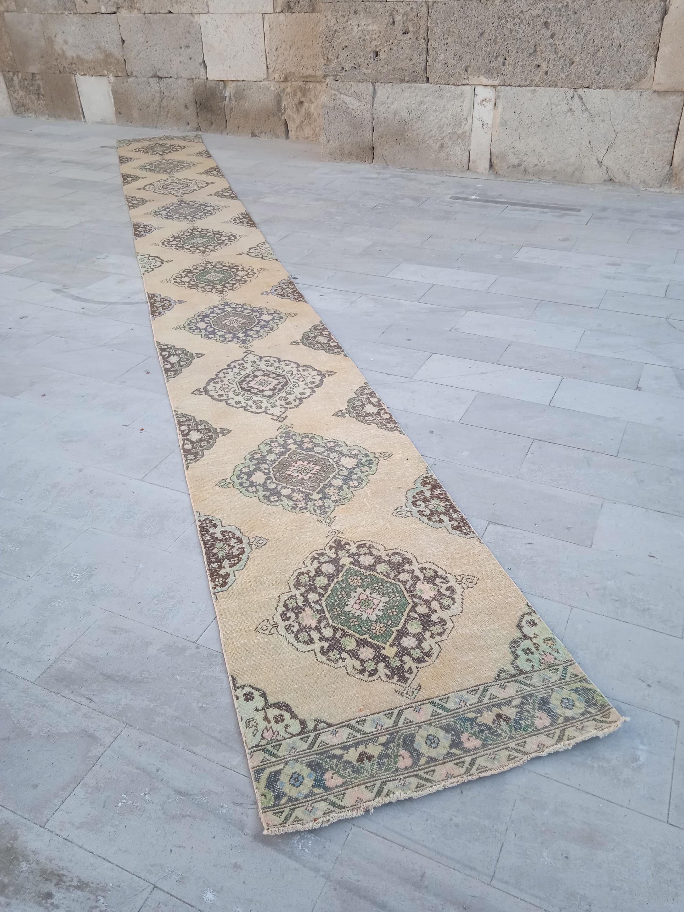 3x25 Runner Rug Extra Long, Large Long Runner Rug 25 Feet, Afghan Long ...