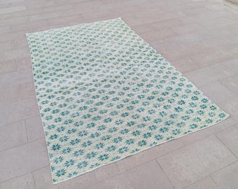 Alfombra turca vintage de 6x9, Alfombra de 6x9, Alfombra vintage de 6x9, Alfombra turca de 6x9, Alfombra de lana hecha a mano, Alfombra de lana, Alfombra suave de 6x9, Alfombra vintage, Alfombra de área de 6x9, 5.4x8.4 pies