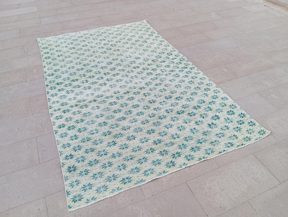 6x9 TURKISH VINTAGE RUG,6x9 Rug,6x9 Vintage Rug,6x9 Turkish Rug,Handmade Wool Rug,Wool Rug,6x9 Soft Rug,Vintage Rug,6x9 Area Rug,5.4x8.4 ft