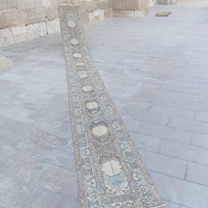 2x22 Rug,2x22 Vintage Rug,Narrow Longe Runner, patchwork Rug,Corridor Rug,Stair Runner,Longe Runner,Home Decore Rug,2.2x21.6 ft Tax Free USA