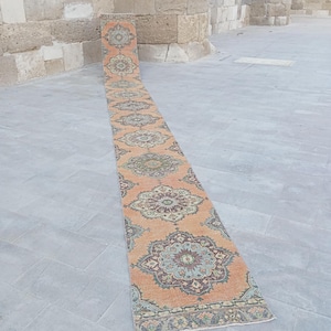 2x25 Rug,2x25 Vintage Rug,Corridor Rugs,Entryway Rug, Stair Runners,2x25 Patchwork Runner,Narrow Longe Runner,Home Decore Rug,2.4x24.7 feet