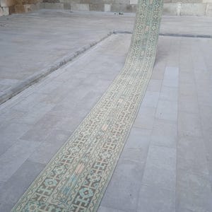 2x23 Rug,2x23 Vintage Rug,Corridor Rugs,Entryway Rug, Stair Runners, 2x23 Patchwork Runner,Narrow Longe Runner,Home Decore Rug,2.2x22.6 feet