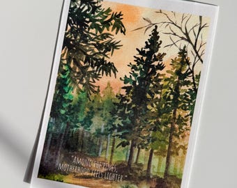 Among The Pines | Charlotte Mason Inspired Homeschool Printable | Digital Download