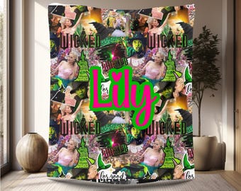 Personalized Wicked Sherpa Blanket: Ultra Soft Plush Gift