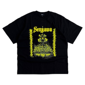 Senyawa x Blotter Istana T-Shirt - Limitierte gelbe Auflage, Avantgarde Band T-Shirt