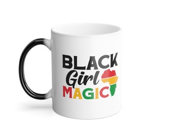 Black Girl Magic Color Morphing Mug, 11oz